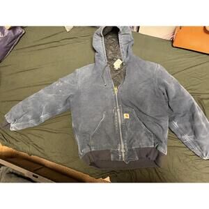 Carhart blue jacket medium
